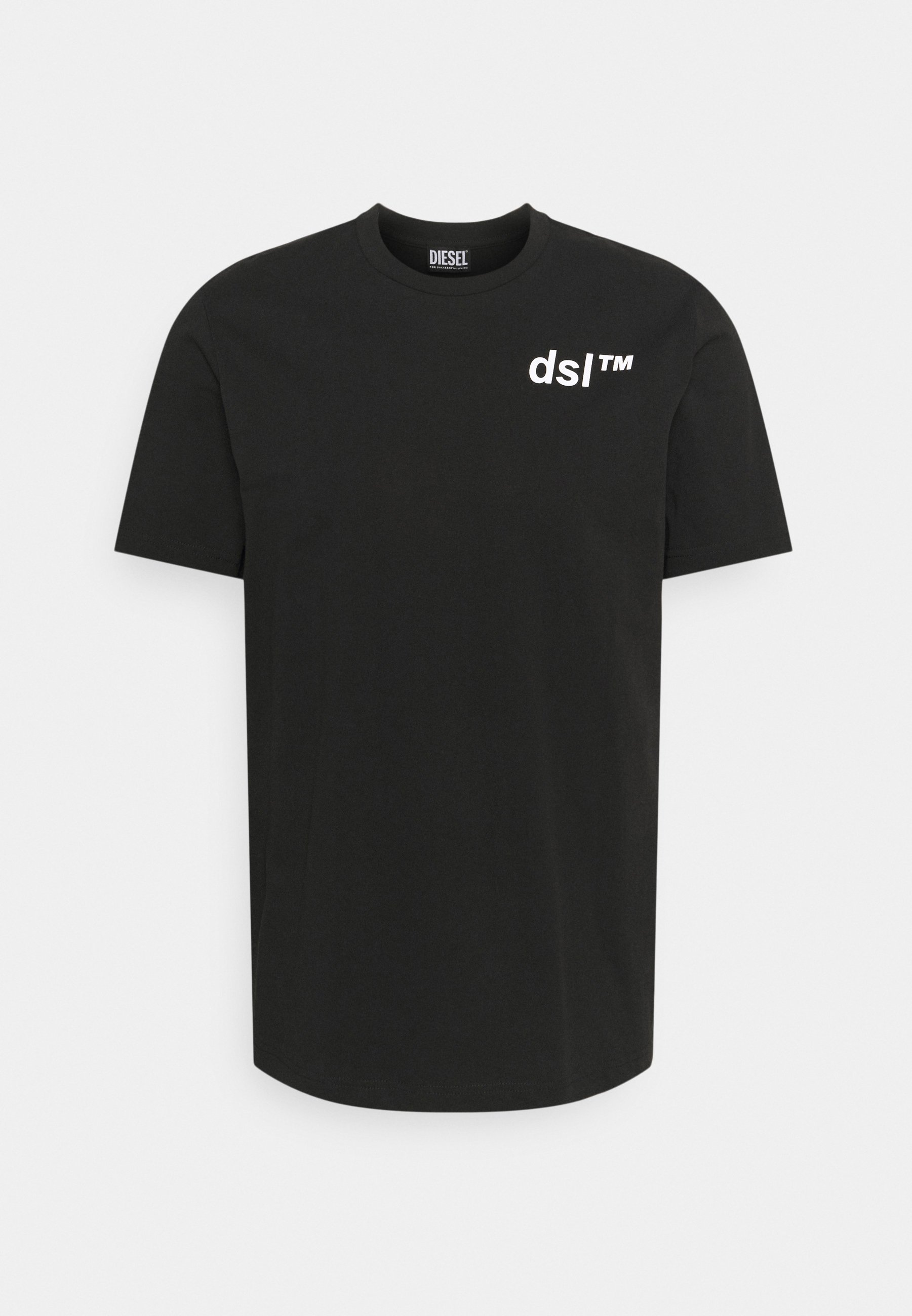 Diesel T-JUST-B56 UNISEX - Camiseta estampada - black/negro - Zalando.es