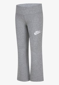 Nike Sportswear FLARE  - Tracksuit bottoms - dark grey heather