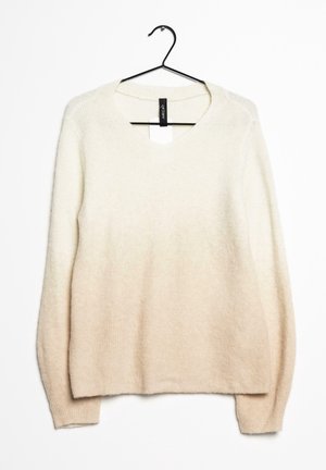 Striktrøje - beige