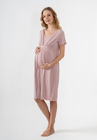 Cool Mama MATERNITY NURSING 2 IN 1 BASIC - Noční košile - light pink