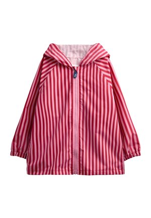 JoJo Maman Bébé WATERPROOF PACKAWAY JACKET - Regenjacke / wasserabweisende Jacke - pink stripe