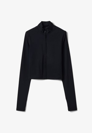 UTOPJA, FITTED FULL-ZIP - Sweatjacke - black