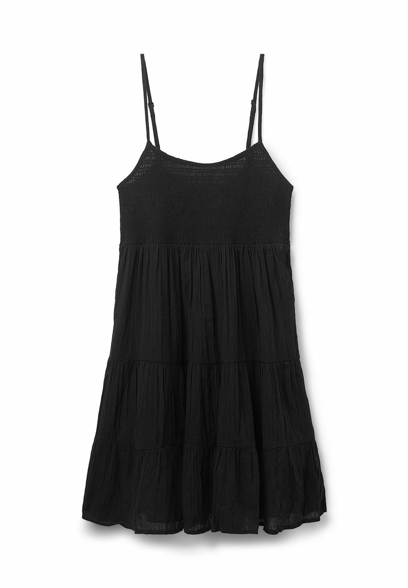Calzedonia FLOUNCES - Denní šaty - black/černá - Zalando.cz