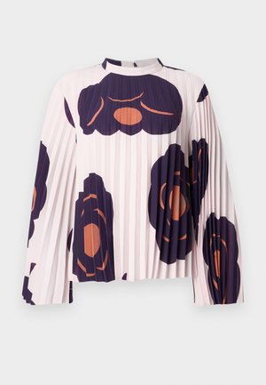 Marimekko DUURI TUMMA - Blúzka - light pink/dark violet/brown