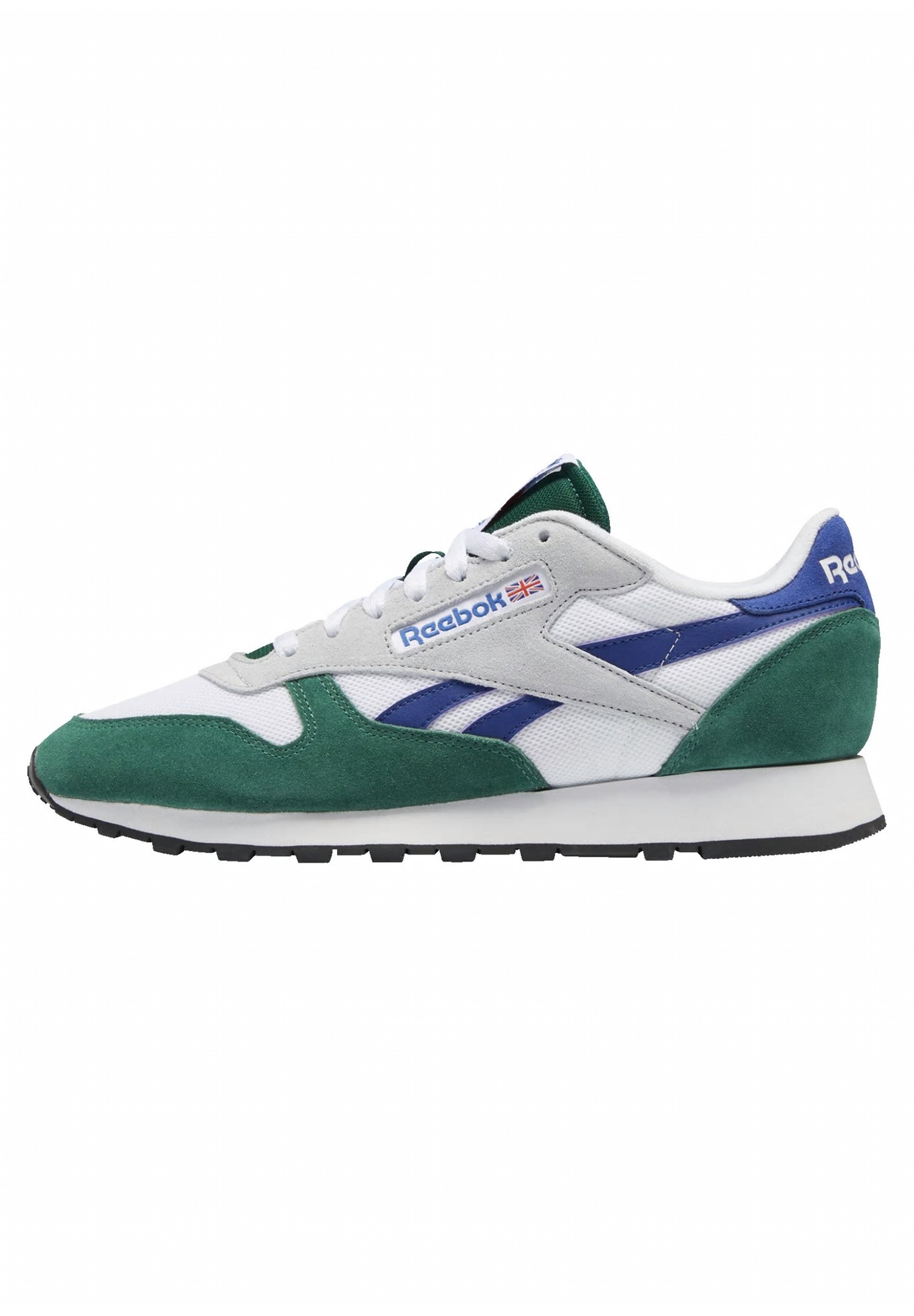 Classic CLASSIC LEATHER UNISEX - Sneakers - dark green/ftwr white/classic cobalt/mørkegrøn - Zalando.dk