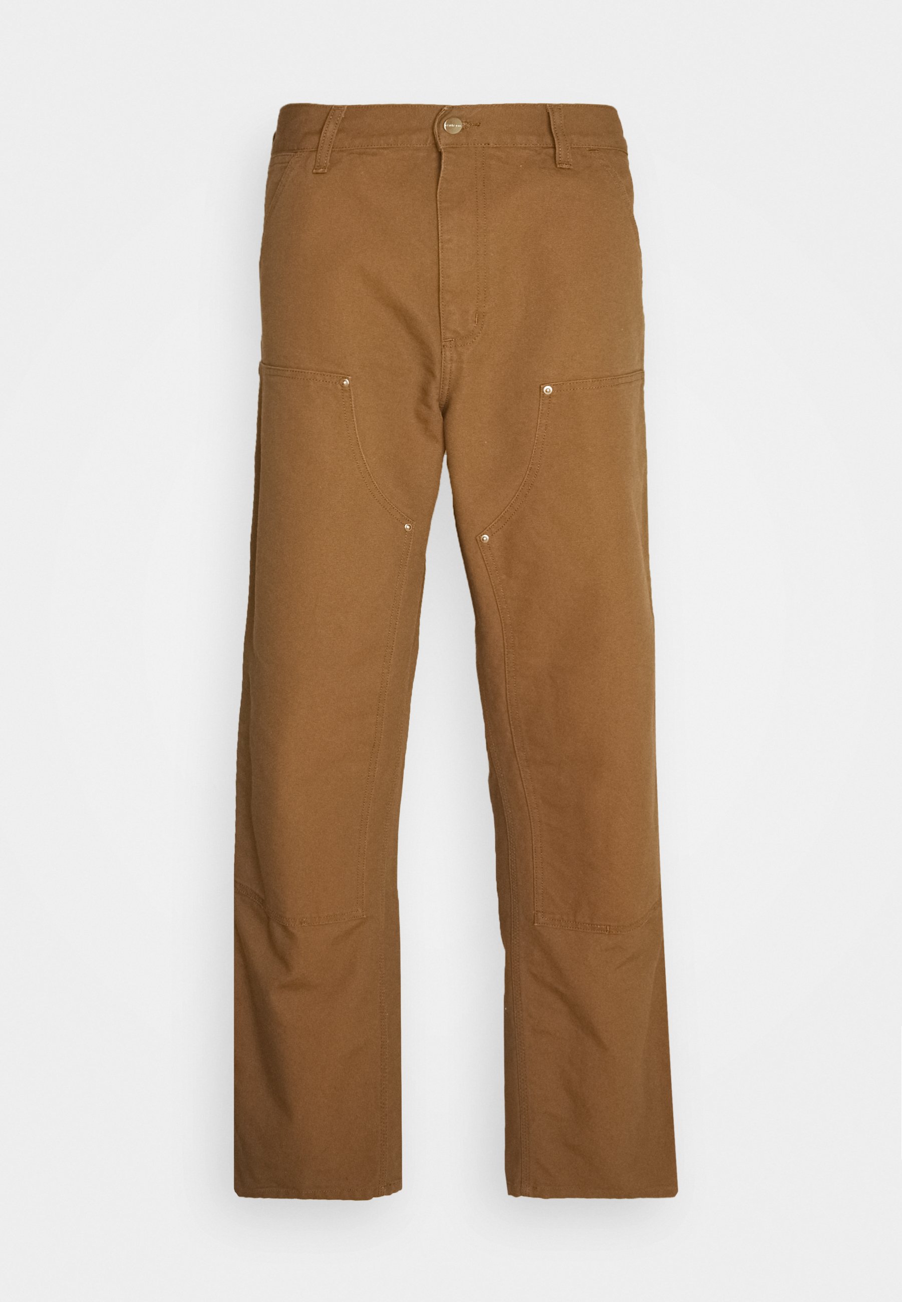 Carhartt WIP DOUBLE KNEE PANT DEARBORN - Pantaloni - hamilton brown/marrone  - Zalando.it