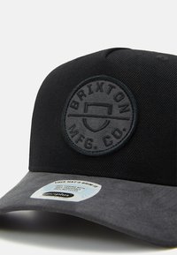 Brixton CREST SNAPBACK UNISEX - Kapa - black/black/black