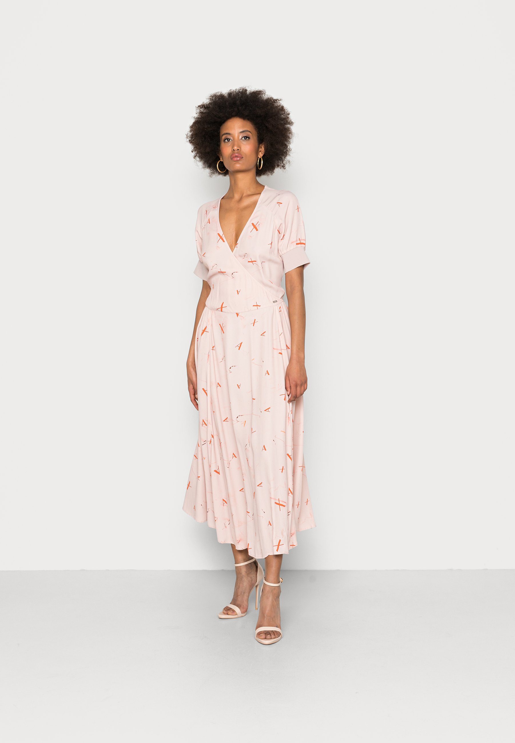 Armani Exchange VESTITO - Vestito estivo - pink paper burnt all/rosa -  Zalando.it
