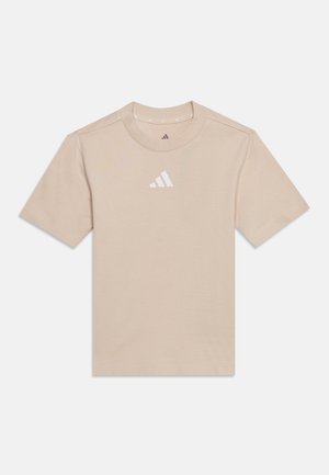 adidas Performance, TEE UNISEX - Spordi T-särk - sand/white