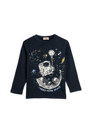 CREW NECK SPACE THEMED PRINTED DETAIL  - Långärmad tröja - dark blue