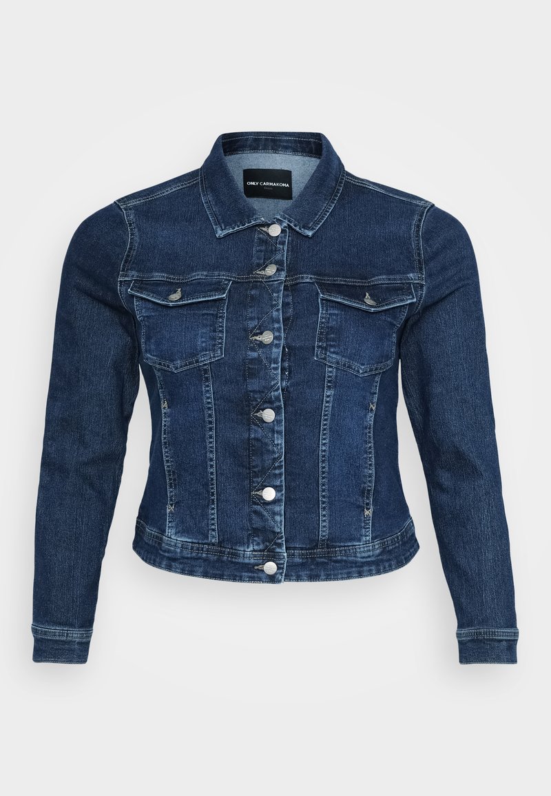ONLY Carmakoma Spijkerjas donkerblauw denim