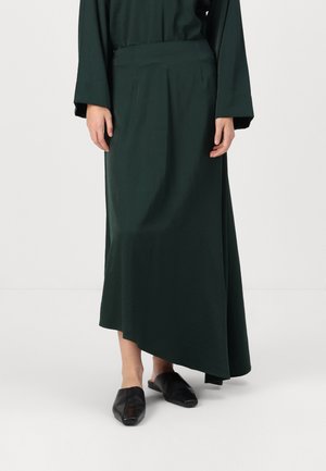 SLFJEAN ASYMETRIC ANKLE SKIRT - Maxisukňa - scarab