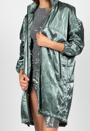 Parka - metallic green