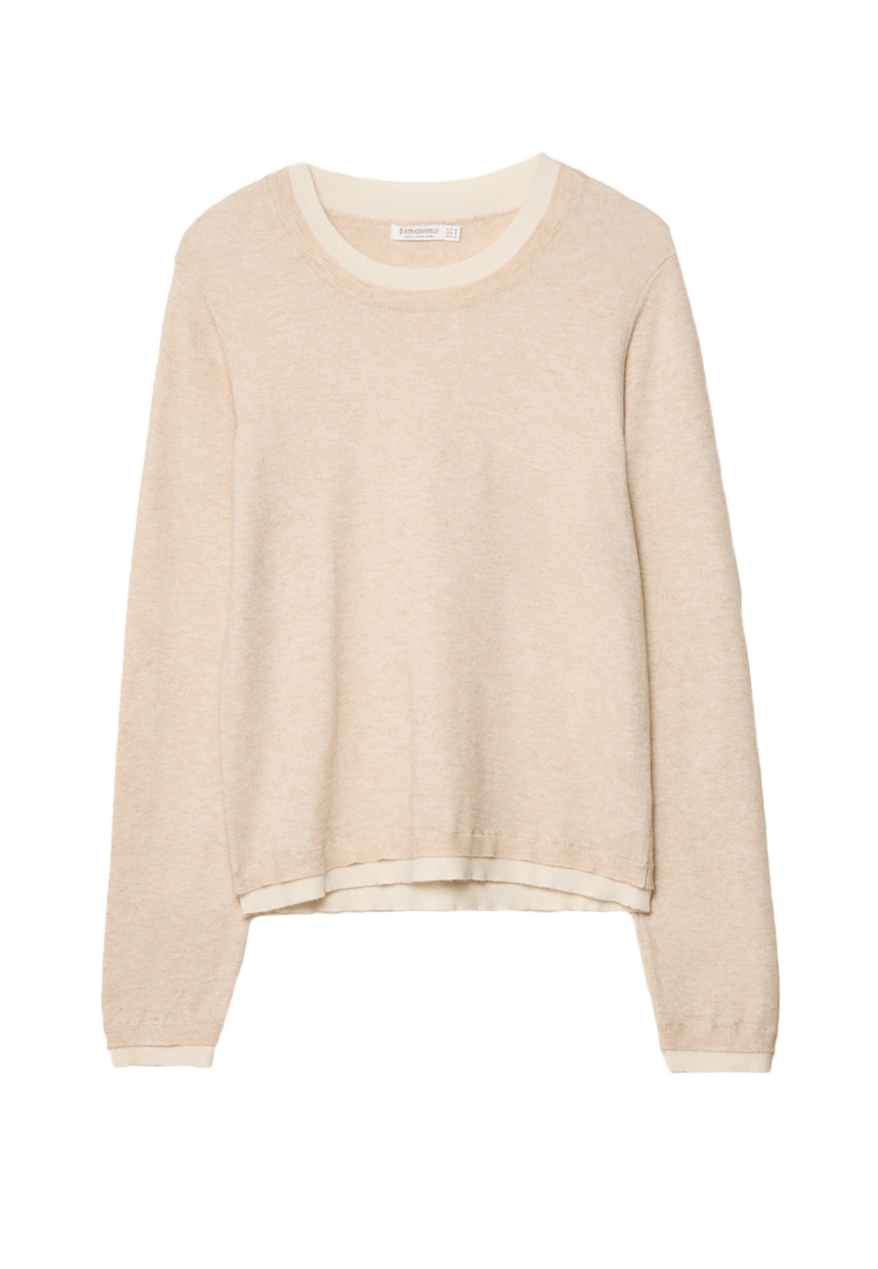 Mottled brown sweater