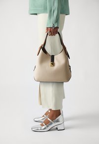 kate spade new york DECO COLORBLOCKED PEBBLED TOTE - Handbag - milk glass multi