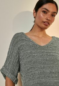 Next SHORT SLEEVE STITCH  - Majica kratkih rukava s printom - grey