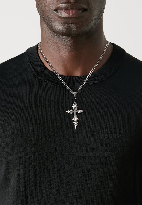 3 LAYER CROSS CHAIN UNISEX - Necklace