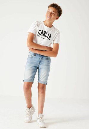 Garcia TAVIO 340 SLIM  S - Shorts vaqueros - bleached
