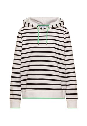 Cecil, HOODED SWEATSHIRT WITH STRIPES - Hoodie - raw khaki