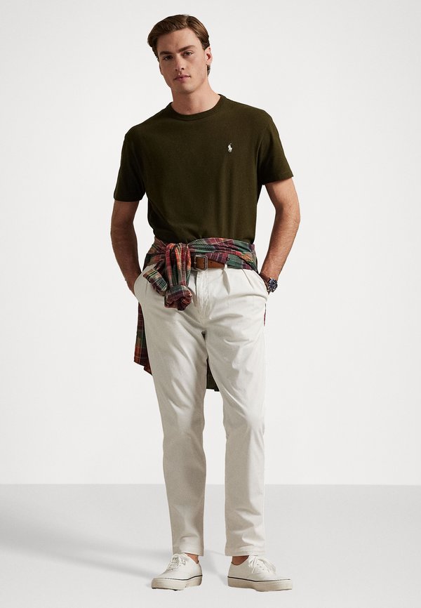 CLASSIC FIT JERSEY CREWNECK T-SHIRT - Basic T-shirt - dark loden4