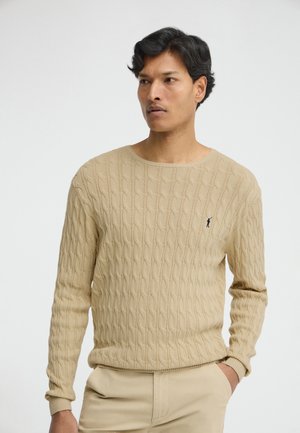 Polo Club GO CABLE U VO - Pullover - beige