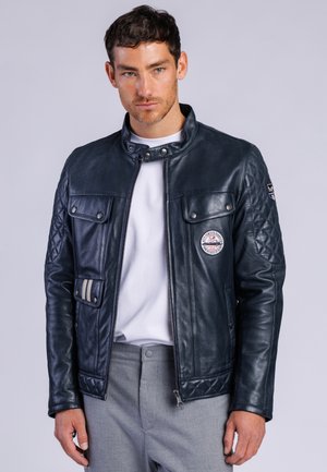 Freaky Nation, Leather jacket - navy