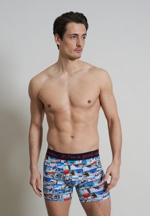 2 PACK - Pants - blau dunkel allover