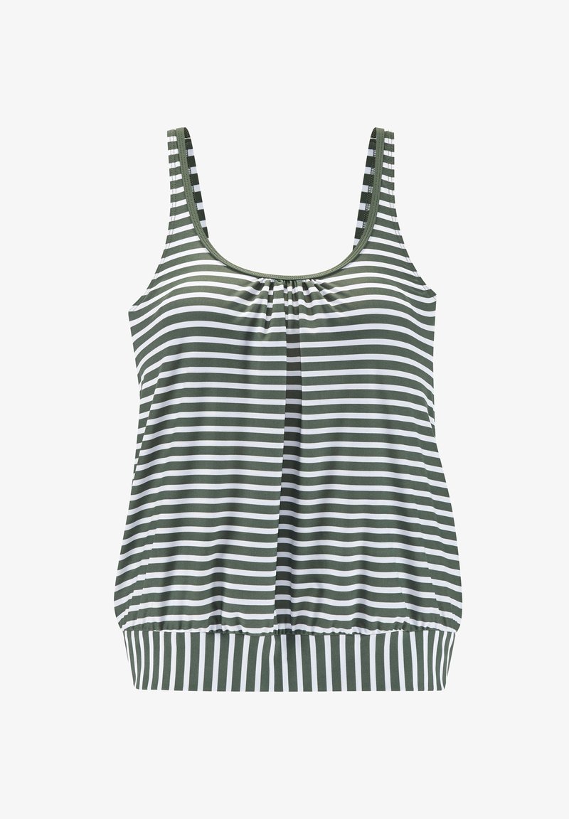 Venice Beach Bikinitop - oliv gestreift