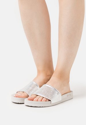 POOL METALLIC - Mules - light grey