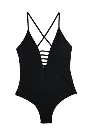 CUT OUT DETAIL - Bañador - black