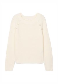 Cache Cache MIT SCHULTERKNÖPFEN - Pullover - ecru