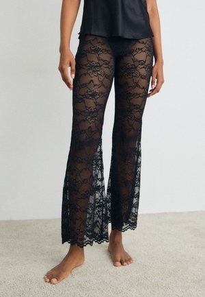 AMALIA TROUSER - Pizsama alsók - black