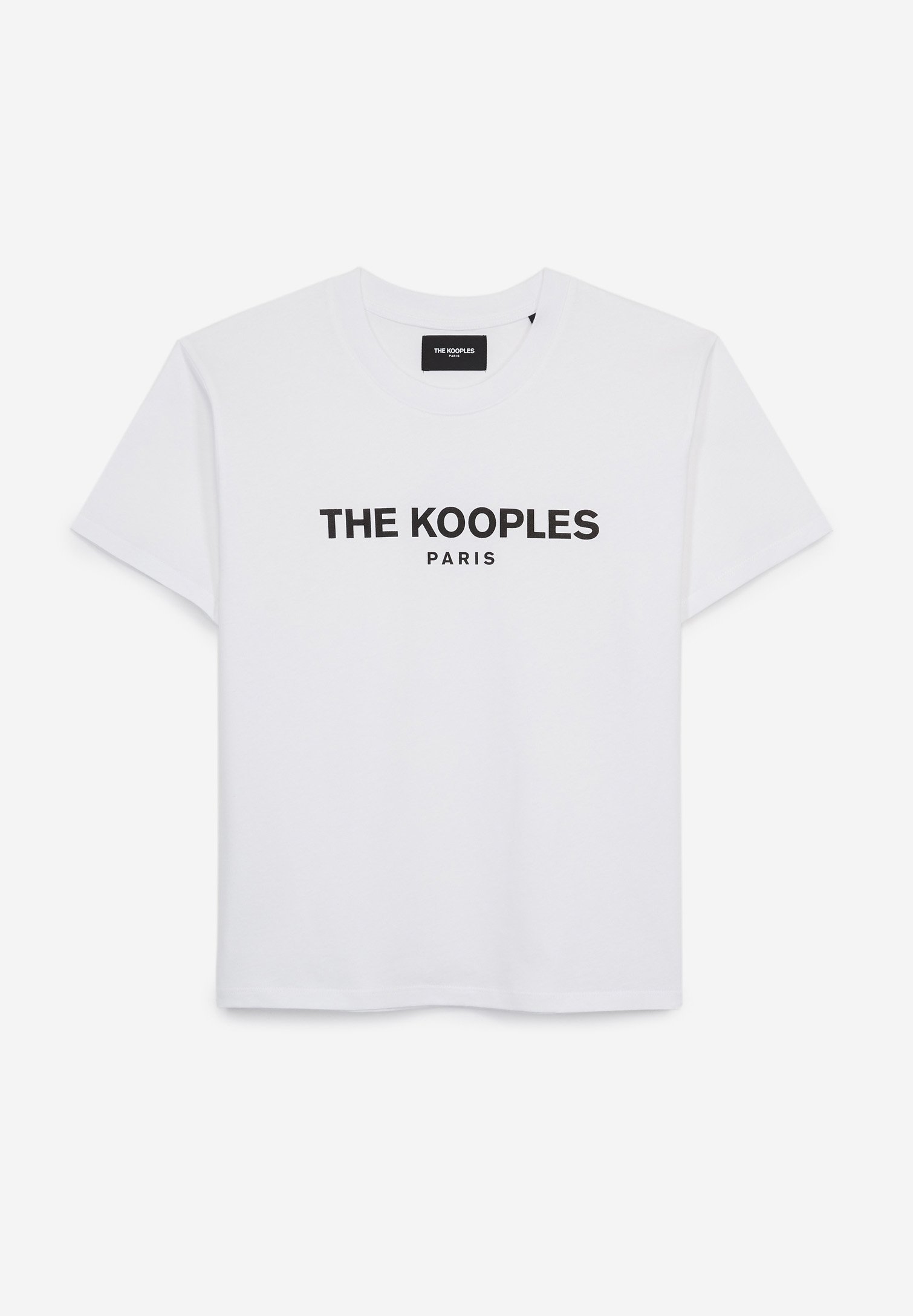 Top En Dentelle Brodé The Kooples - Blanc Cassé/Gris Perle Taille L - Occasion Très Bon État