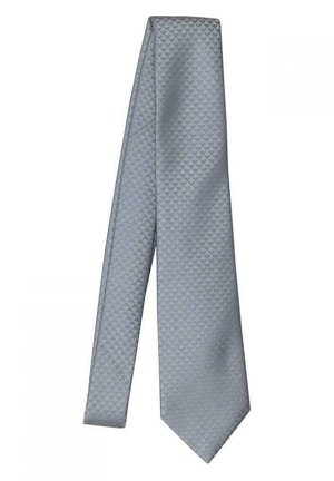 Emporio Armani LOGO EAGLE ALL-OVER - Cravatta - argento
