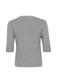 Soaked in Luxury SPINA RELIEF SS - Strickjacke - ultimate gray melange