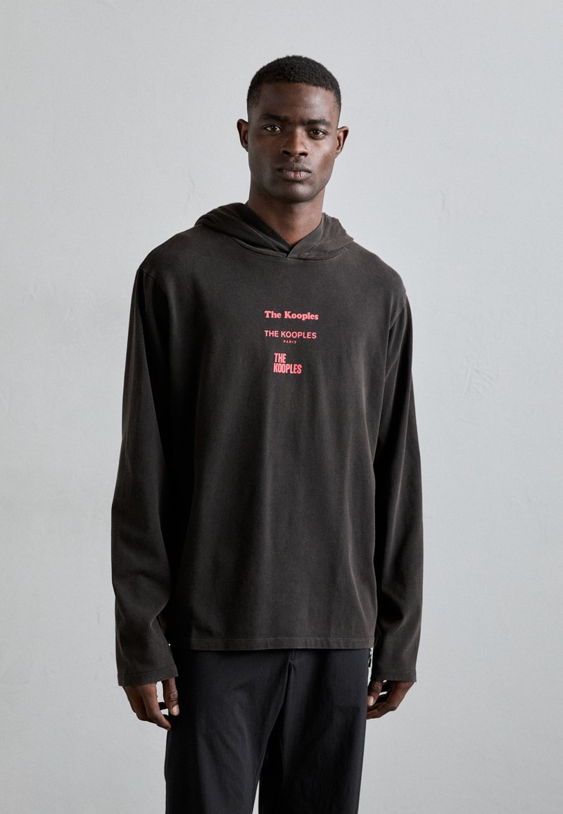 The Kooples T-shirt à manches longues - black washed