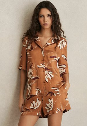 Reiss Button-down blouse - rust