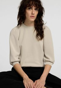 Selected Femme SLFTENNY 3/4 - Sweatshirt - dove
