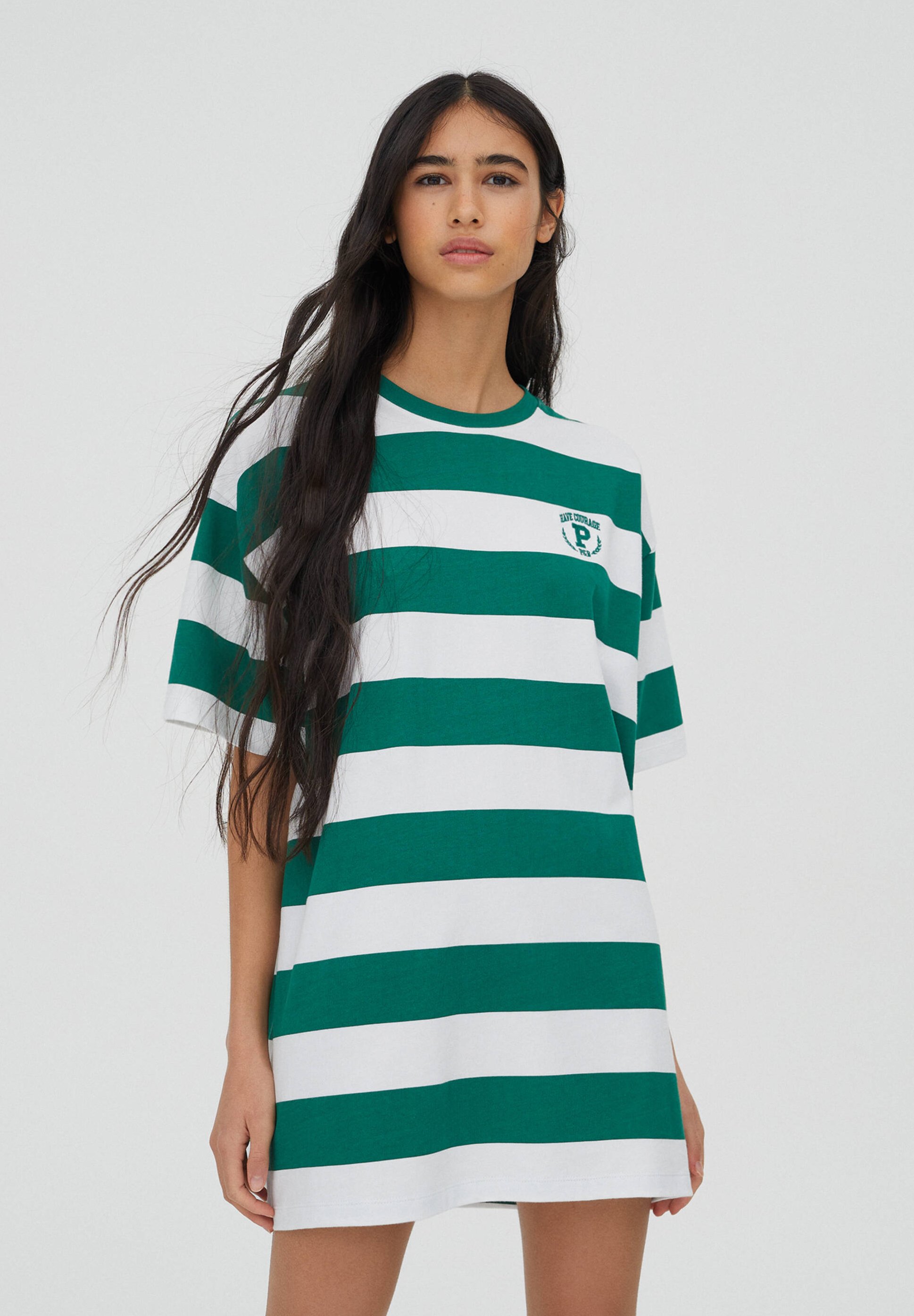 pull and bear t shirt dress