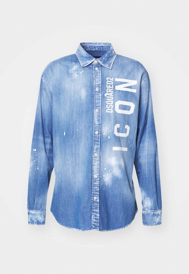 DSQUARED2 ICON Overhemd blauw denim/bluedenim