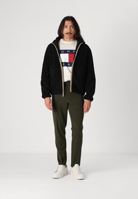 K-Way REVERSIBLE JACK POLAR DOUBLE UNISEX - Fleecejakke - black