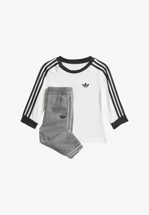 SET - Maglietta a manica lunga - white black