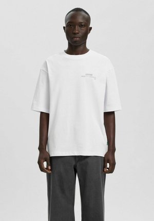 LOOSE FIT - T-shirt imprimé - brilliant white