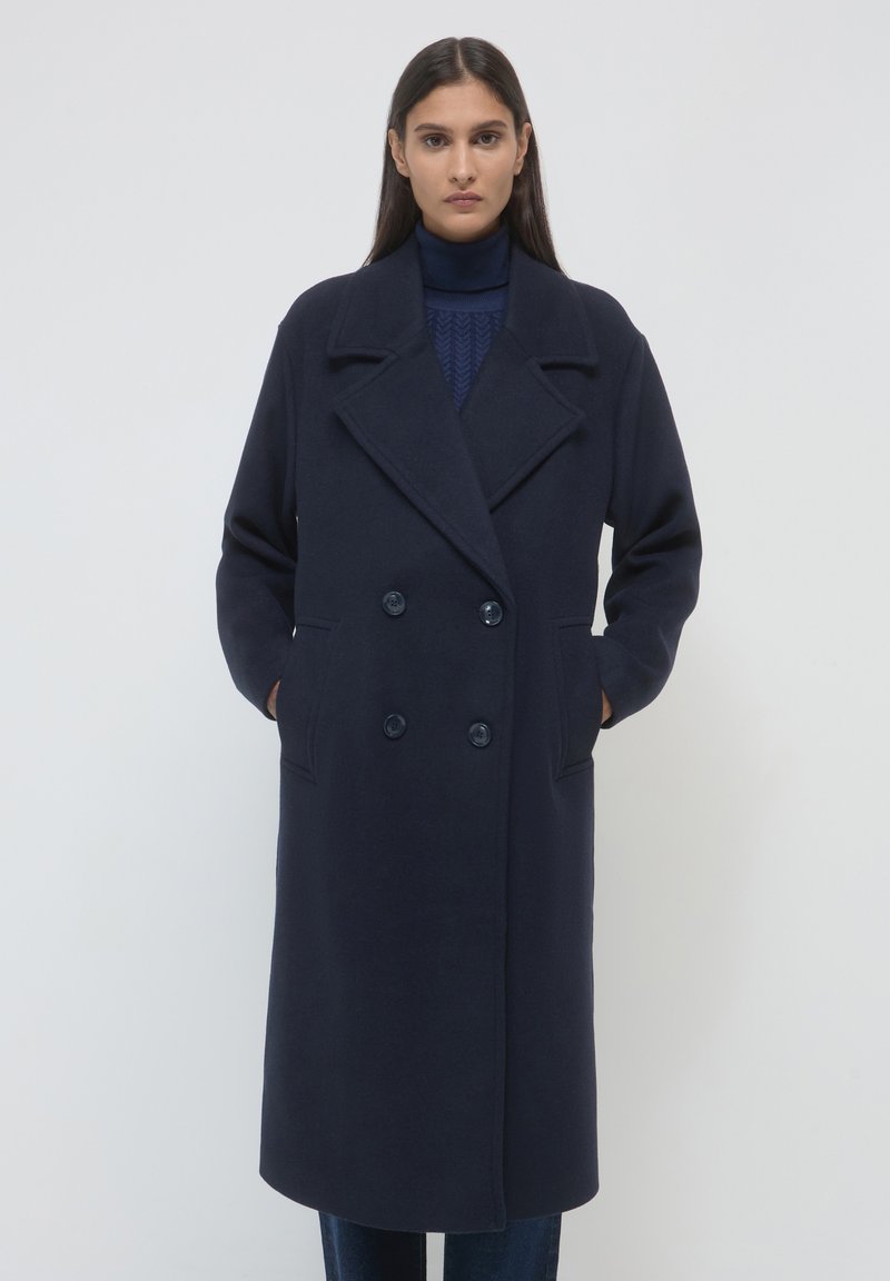 Calliope DOPPIOPETTO OVERSIZE - Cappotto classico - blu navy