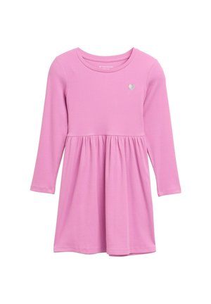 MIT STICKEREI - Robe de jour - flashy mauve