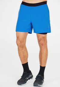 Endurance 2-IN-1 - Kurze Sporthose - neonblauw