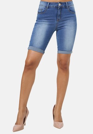 Shorts vaqueros - blau