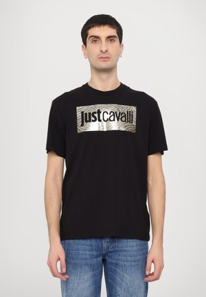 Just Cavalli FOREST BACK PRINT - Print T-shirt - black