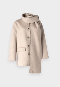 SLFPAM HANDMADE SCARF JACKET - Mantel - sandshell