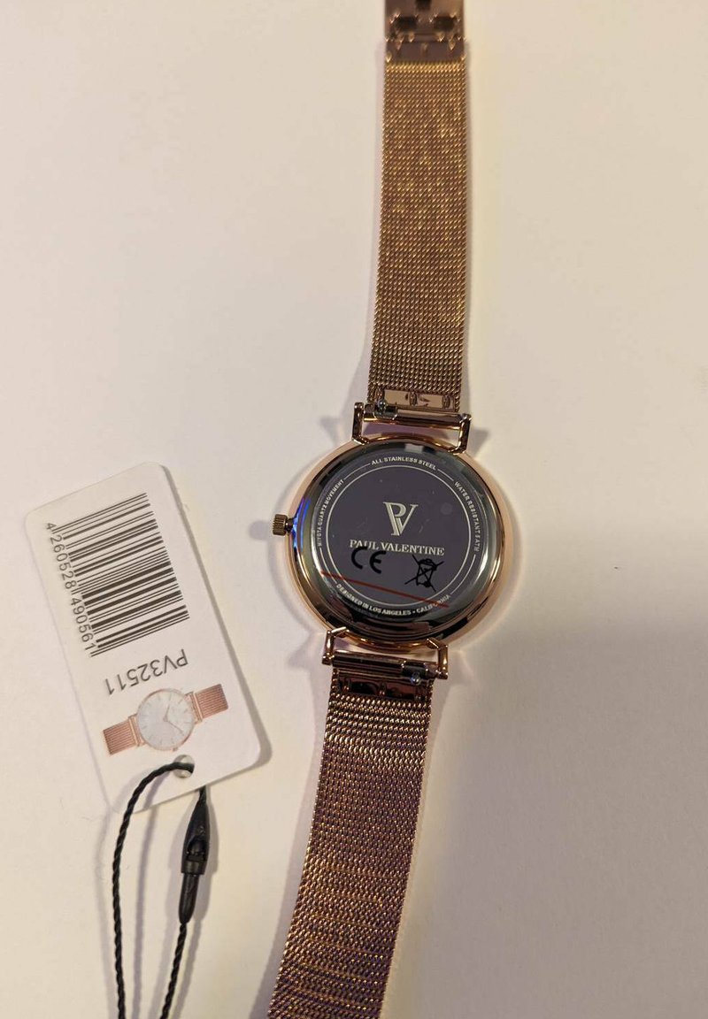 PAUL VALENTINE PAUL VALENTINE SEASHELL 32 MM - Watch - rose  display picture 1